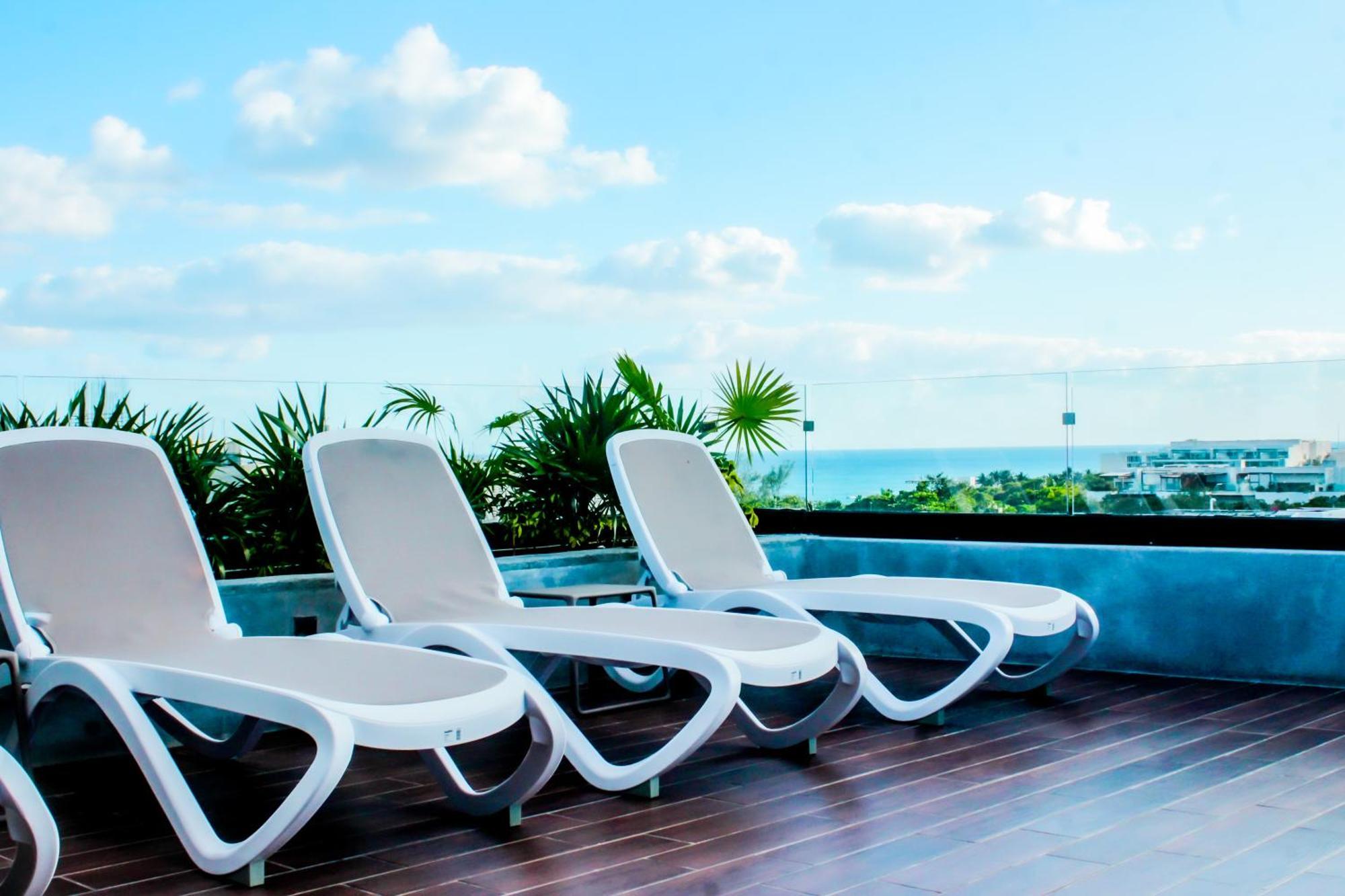 Big, Modern And Beautiful Beach Apartament 1Br Ocean View プレヤデルカーメン エクステリア 写真