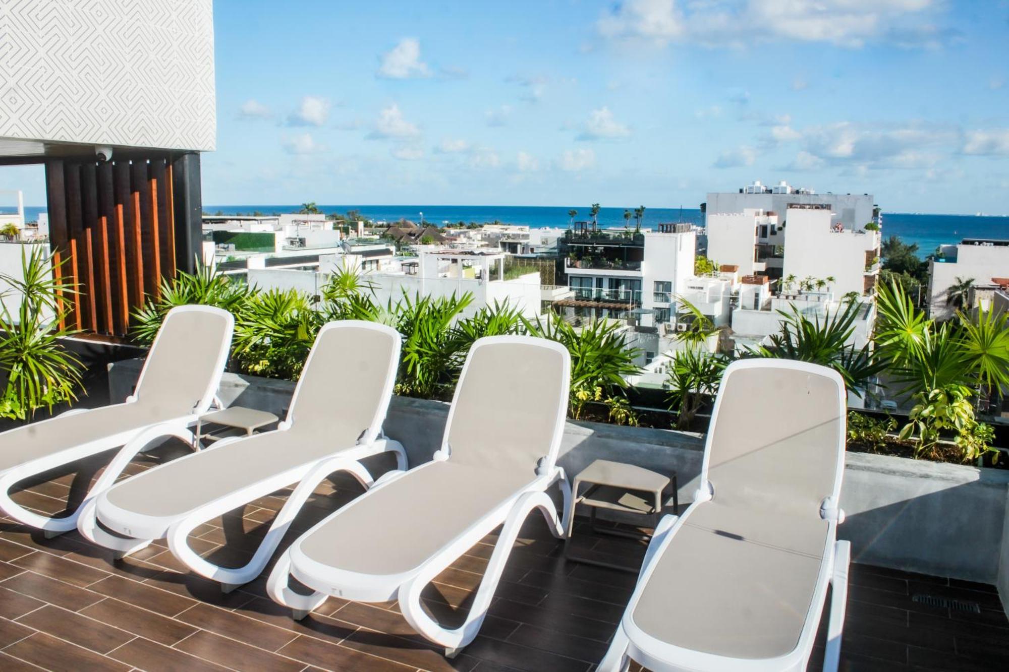 Big, Modern And Beautiful Beach Apartament 1Br Ocean View プレヤデルカーメン エクステリア 写真