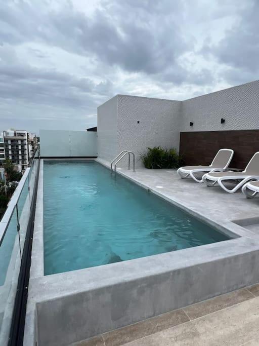 Big, Modern And Beautiful Beach Apartament 1Br Ocean View プレヤデルカーメン エクステリア 写真