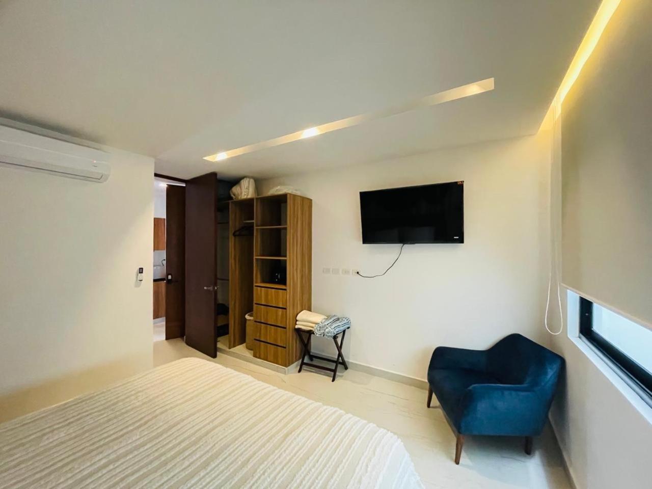 Big, Modern And Beautiful Beach Apartament 1Br Ocean View プレヤデルカーメン エクステリア 写真