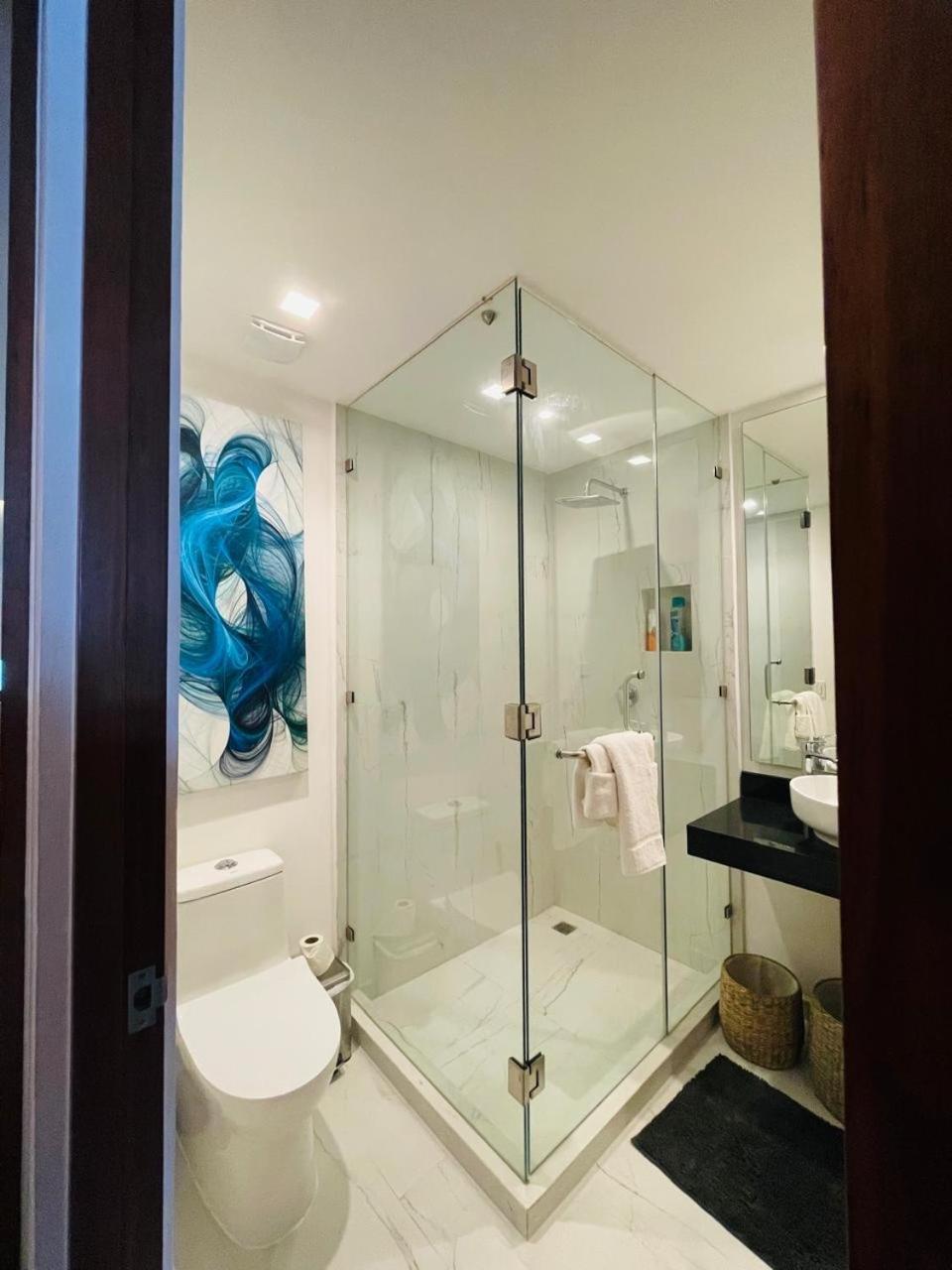 Big, Modern And Beautiful Beach Apartament 1Br Ocean View プレヤデルカーメン エクステリア 写真