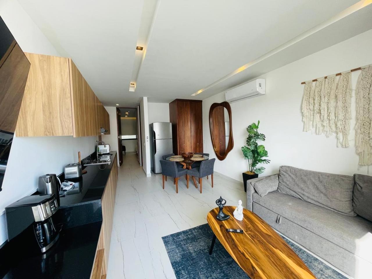 Big, Modern And Beautiful Beach Apartament 1Br Ocean View プレヤデルカーメン エクステリア 写真
