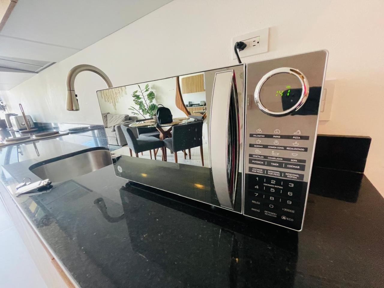 Big, Modern And Beautiful Beach Apartament 1Br Ocean View プレヤデルカーメン エクステリア 写真