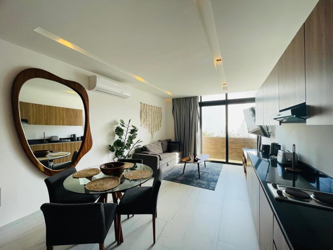 Big, Modern And Beautiful Beach Apartament 1Br Ocean View プレヤデルカーメン エクステリア 写真