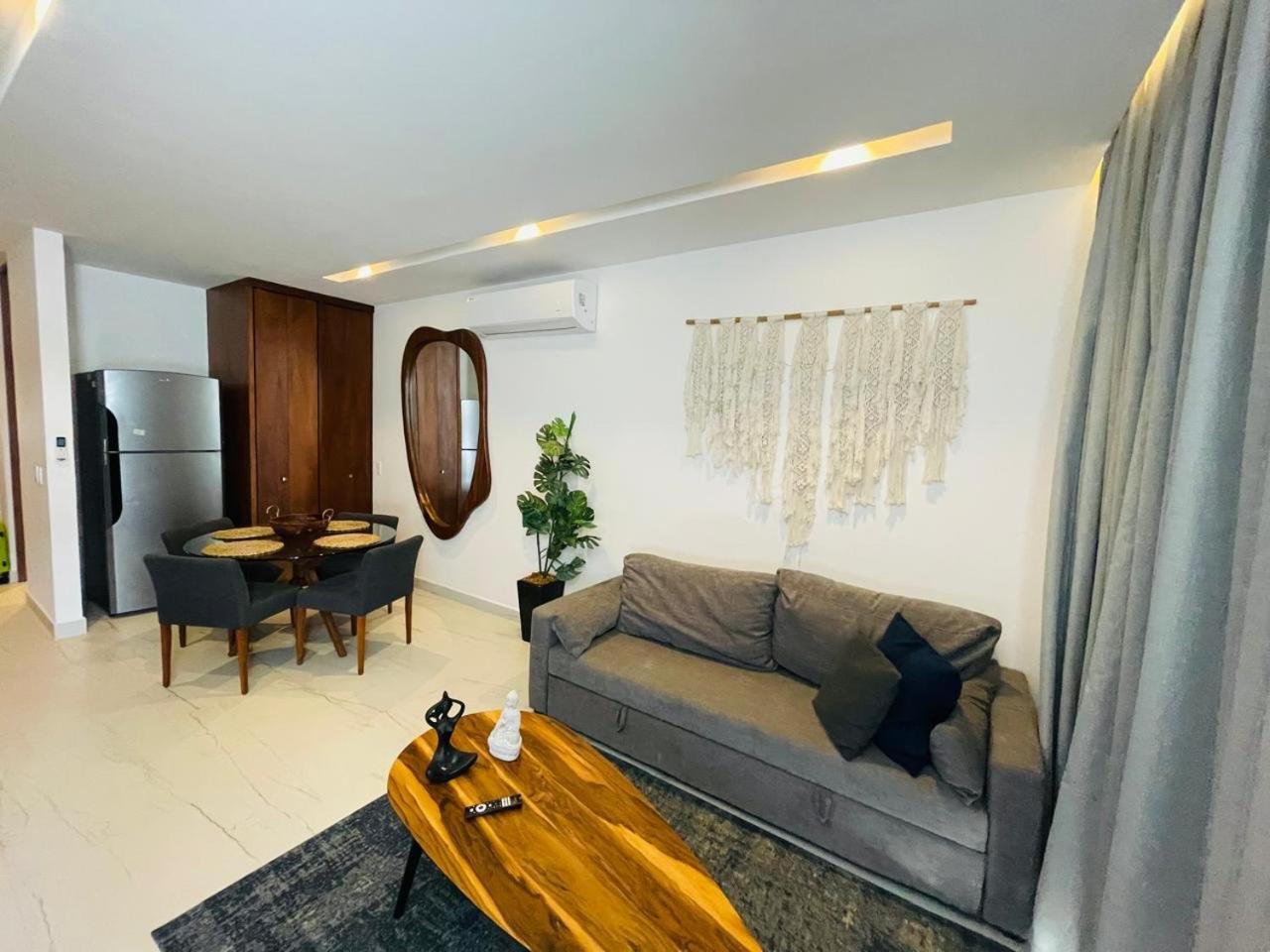 Big, Modern And Beautiful Beach Apartament 1Br Ocean View プレヤデルカーメン エクステリア 写真